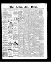 Acton Free Press (Acton, ON), November 10, 1910