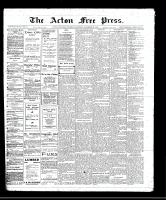 Acton Free Press (Acton, ON), December 15, 1910