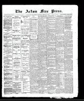 Acton Free Press (Acton, ON), February 2, 1911