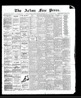 Acton Free Press (Acton, ON), October 12, 1911