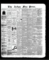 Acton Free Press (Acton, ON), November 14, 1912