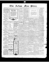 Acton Free Press (Acton, ON), January 22, 1919