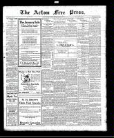 Acton Free Press (Acton, ON), January 13, 1921