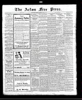 Acton Free Press (Acton, ON), January 27, 1921