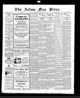 Acton Free Press (Acton, ON), August 11, 1921