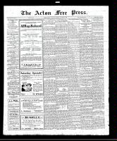 Acton Free Press (Acton, ON), September 1, 1921