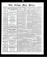 Acton Free Press (Acton, ON), October 27, 1921