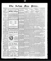 Acton Free Press (Acton, ON), November 17, 1921