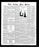 Acton Free Press (Acton, ON), January 12, 1922