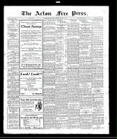 Acton Free Press (Acton, ON), February 2, 1922