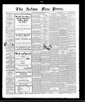 Acton Free Press (Acton, ON), February 9, 1922