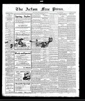Acton Free Press (Acton, ON), March 9, 1922