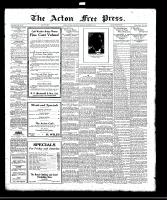 Acton Free Press (Acton, ON), November 9, 1922