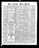 Acton Free Press (Acton, ON), August 26, 1926