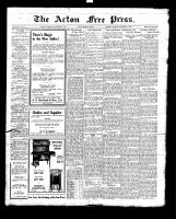 Acton Free Press (Acton, ON), September 23, 1926