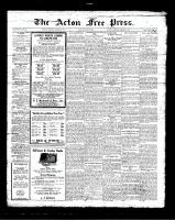 Acton Free Press (Acton, ON), January 13, 1927