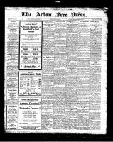 Acton Free Press (Acton, ON), January 27, 1927