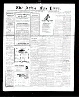 Acton Free Press (Acton, ON), November 3, 1927