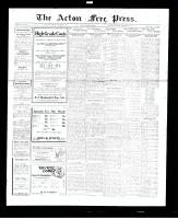 Acton Free Press (Acton, ON), November 10, 1927