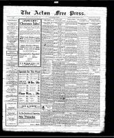 Acton Free Press (Acton, ON), January 9, 1930