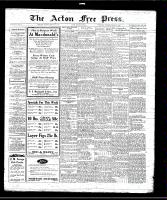 Acton Free Press (Acton, ON), January 30, 1930