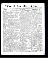 Acton Free Press (Acton, ON), August 13, 1931