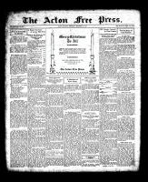 Acton Free Press (Acton, ON), December 22, 1932