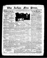 Acton Free Press (Acton, ON), July 29, 1937