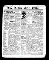 Acton Free Press (Acton, ON), August 12, 1937