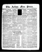 Acton Free Press (Acton, ON), September 2, 1937