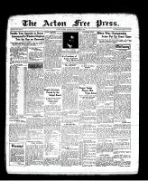 Acton Free Press (Acton, ON), September 9, 1937