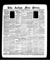 Acton Free Press (Acton, ON), October 28, 1937