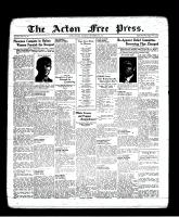 Acton Free Press (Acton, ON), November 11, 1937