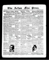 Acton Free Press (Acton, ON), November 25, 1937