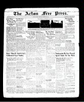 Acton Free Press (Acton, ON), October 20, 1938