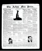 Acton Free Press (Acton, ON), October 27, 1938