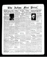 Acton Free Press (Acton, ON), November 3, 1938