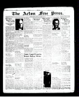 Acton Free Press (Acton, ON), November 24, 1938