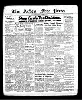 Acton Free Press (Acton, ON), November 23, 1939