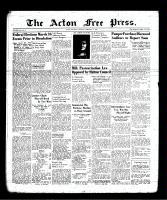 Acton Free Press (Acton, ON), February 1, 1940