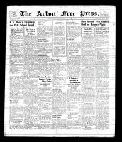 Acton Free Press (Acton, ON), January 9, 1941