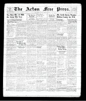 Acton Free Press (Acton, ON), January 23, 1941