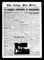 Acton Free Press (Acton, ON), January 8, 1953