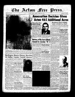 Acton Free Press (Acton, ON), January 20, 1955