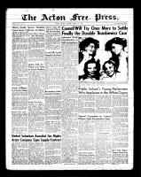 Acton Free Press (Acton, ON), March 1, 1956
