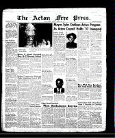 Acton Free Press (Acton, ON), January 10, 1957