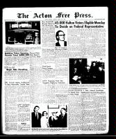 Acton Free Press (Acton, ON), March 27, 1958