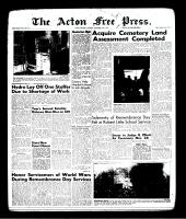 Acton Free Press (Acton, ON), November 16, 1961