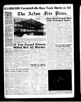 Acton Free Press (Acton, ON), January 11, 1962