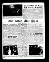 Acton Free Press (Acton, ON), September 27, 1962